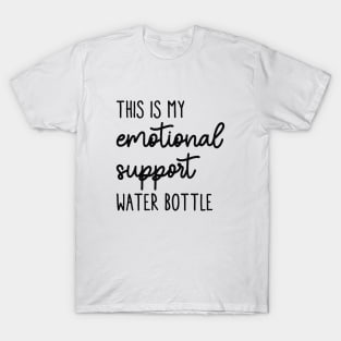 Emotional Support Water Bottle Please Do Not Pet T-Shirt